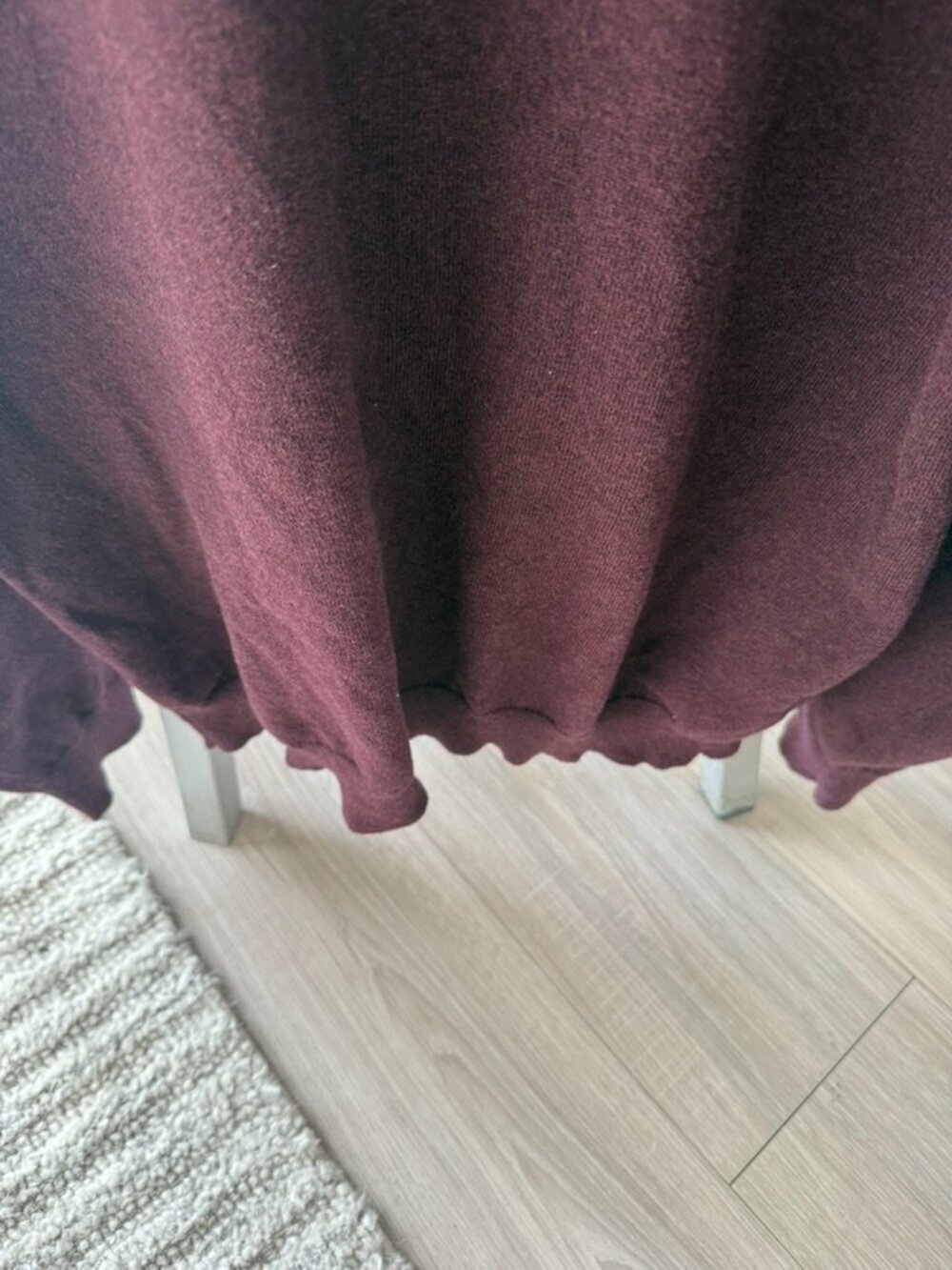 Nordstrom Men’s Shop Maroon Cotton Sweater Large - Picture 3 of 3